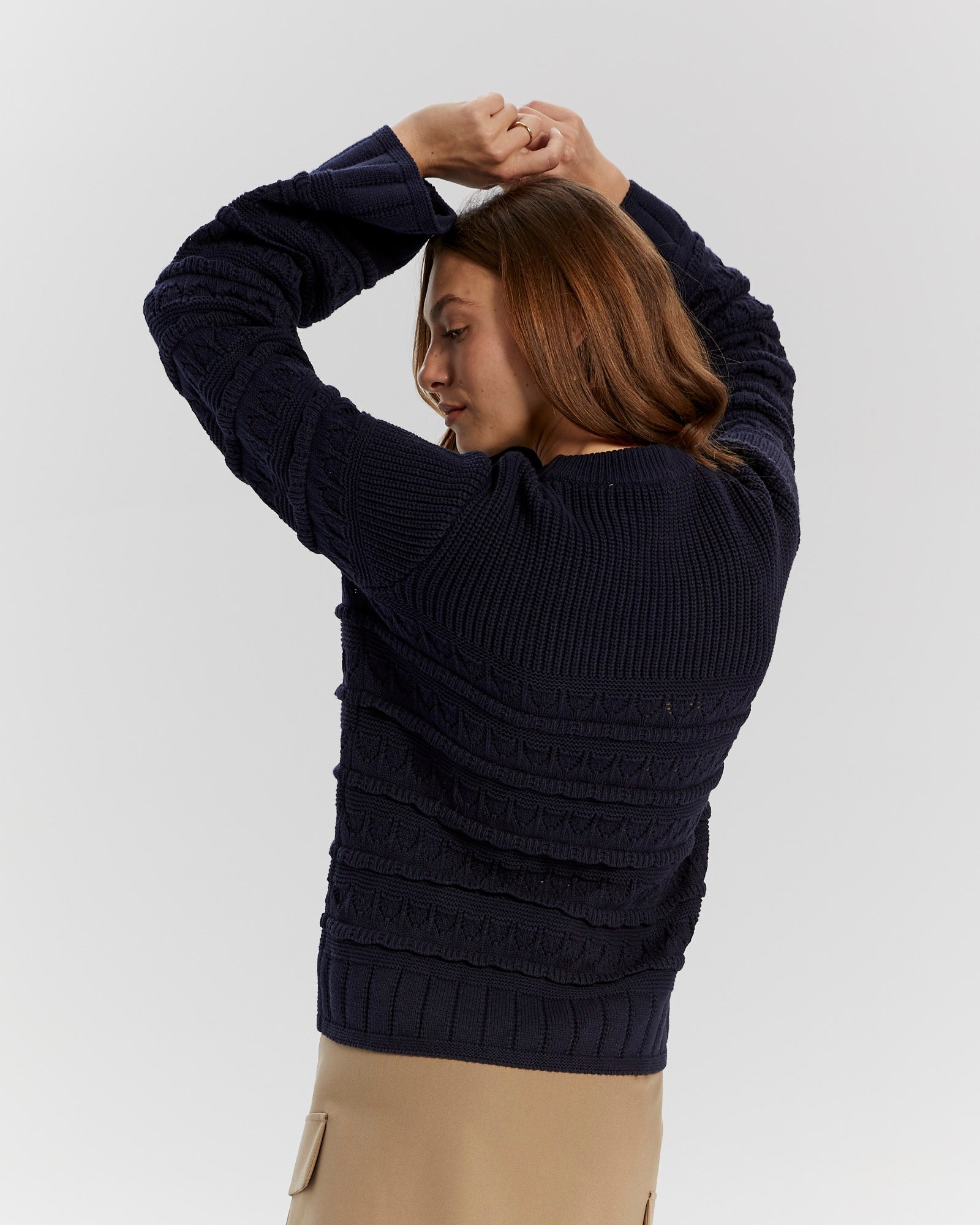 YASTIMU KNIT PULLOVER